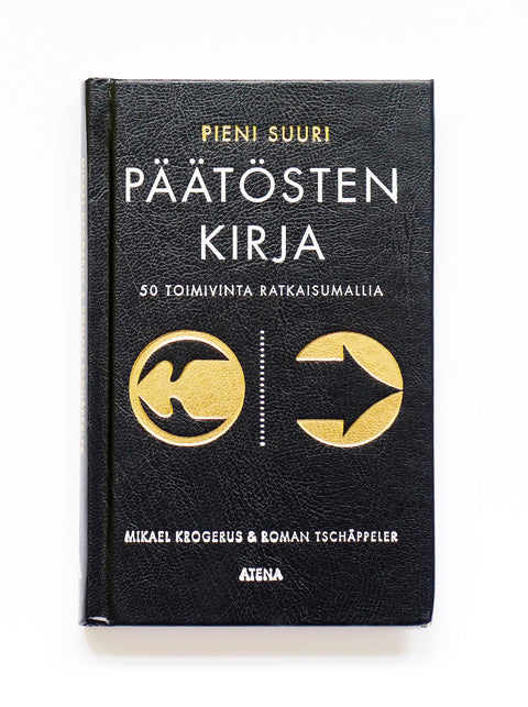 The Finnish edition of The Decision Book by the authors Mikael Krogerus and Roman Tschäppeler.