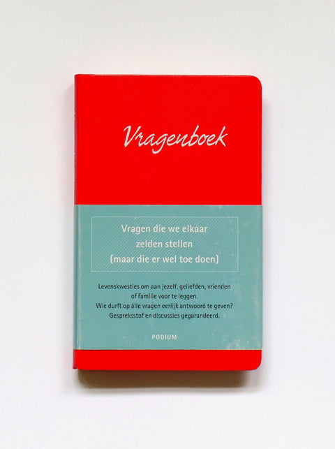 The Dutch edition of The Question Book by authors Mikael Krogerus and Roman Tschäppeler.